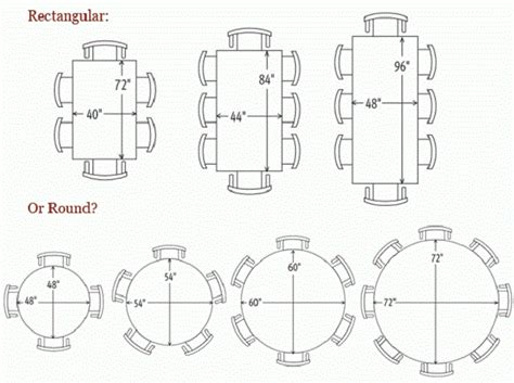Round Table Sizes Dining Table Sizes Circular Dining Table Round