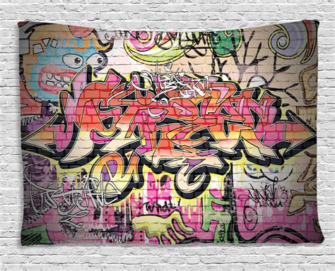 Urban Graffiti Tapestry Wild Style Complex Creative Surreal Worlds Of