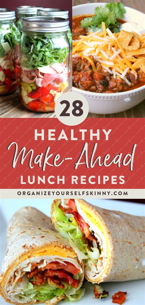 The Best Healthy Make Ahead Lunches For The Week Lunch Meal Prep