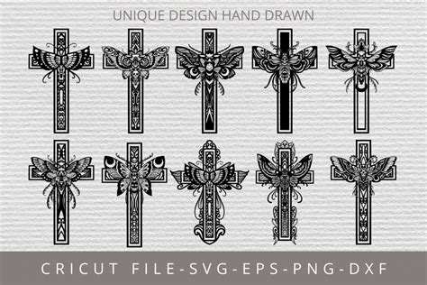 Fancy Cross Svg Christian Cross Svg Vol 1 Design Cuts