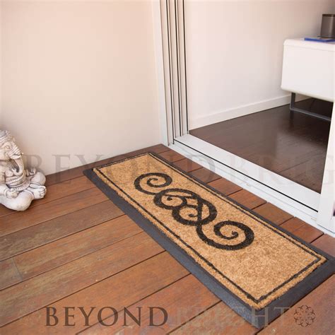 Check spelling or type a new query. DoorMat 45x120cm ORNATE Long Coir Heavy Duty French Door ...