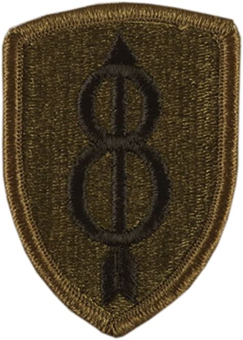 8th Infantry Division Subdued Patch Military Apparel