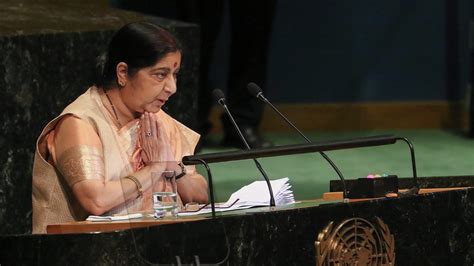 Orator Par Excellence Sushma Swaraj Passes Away From Lok Sabha To Unga A Look At Her Most