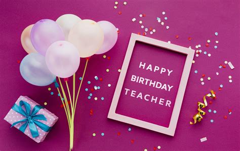 Happy Birthday Teacher Card Printable Printable World Holiday