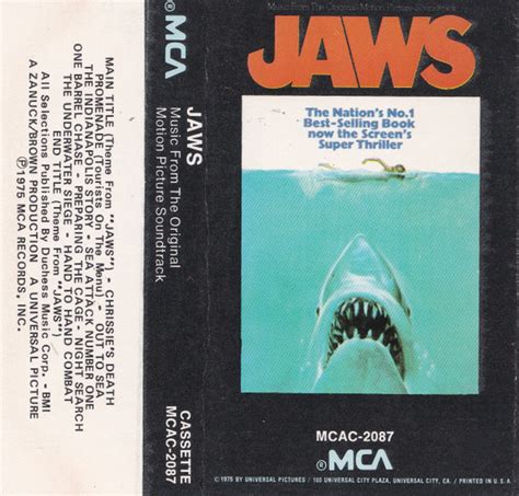 John Williams Jaws Music From The Original Motion Picture Soundtrack