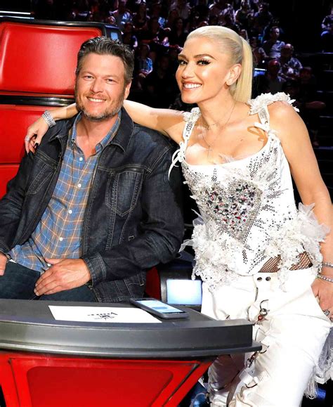 Blake Shelton Says Its Comforting To Have Gwen Stefani On The Voice