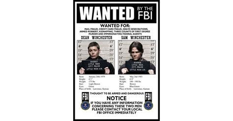 The best way to protect yourself from giving away your money is to learn while the structure of the facebook scam generally remains the same, there are a few common formats that you might come across. FBI Wanted Poster ($13) | Gifts For Supernatural Fans | POPSUGAR Entertainment Photo 4