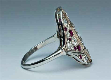 Check spelling or type a new query. Art Deco Rings | Platinum, Diamond, Ruby Art Deco Ring ...