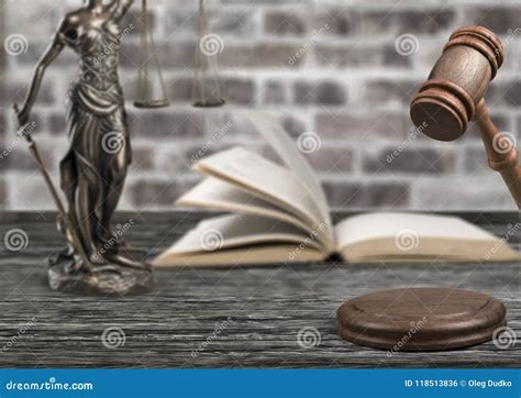 Justice Stock Photo Image Of Brown Lawyer Courthouse 118513836