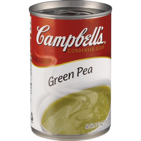 Green peas that have been cooked to perfection, and then pureed to a silky smooth texture that keeps you going all afternoon, and invites you to dip big. Campbell's®Condensed Green Peas Soup | Pea | D'Agostino