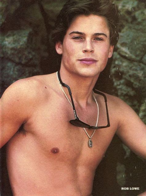 Rob Lowe Pinup Clipping 80 S Shirtless Super Hot From 2 0 Rob Lowe