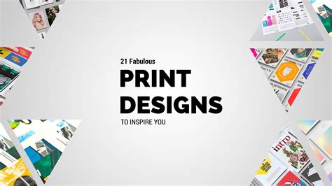 Top Print Design Inspiration Projects To Inspire You This Week