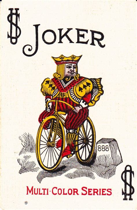 Or as a card of any suit for making a flush; 1920's Bicycle Brand joker | jokers and spade aces | Pinterest | Joker and Playing cards