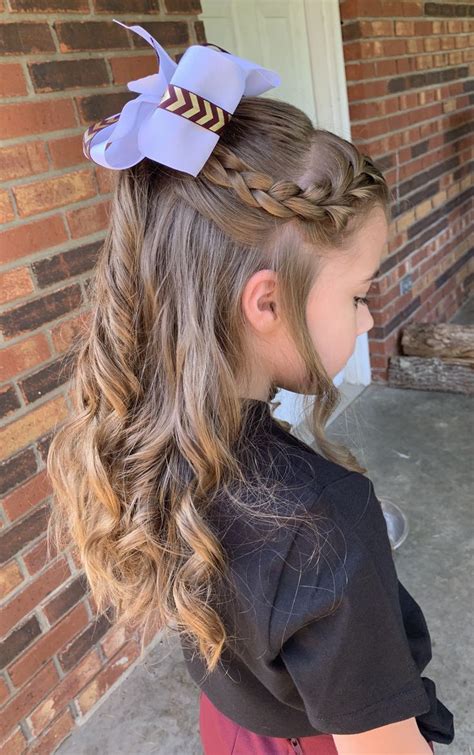 Cheer Hair Style Cheer Hair Cheerleading Hairstyles Cute Cheer