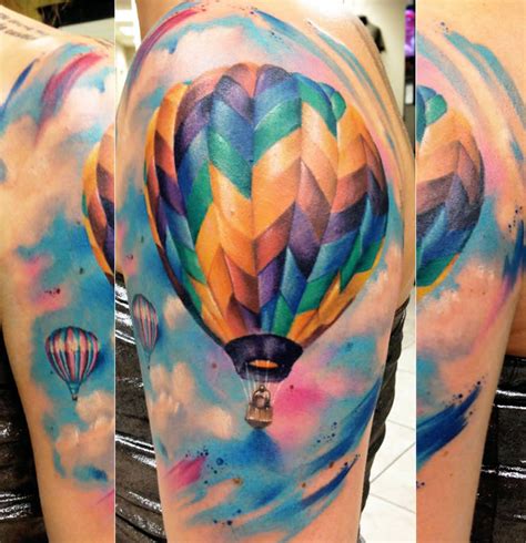 Hot Air Balloon Tattoos