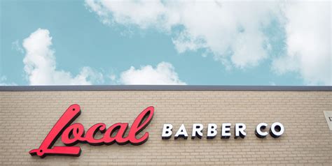 Local Barber Co Barbershop Branding Design Frisco TX