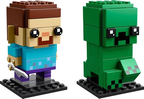 Steve And Creeper Brickheadz Revealed Brickset