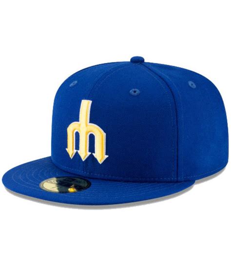 New Era 5950 1977 1980 Seattle Mariners Retro Fitted Hat Athletes Choice