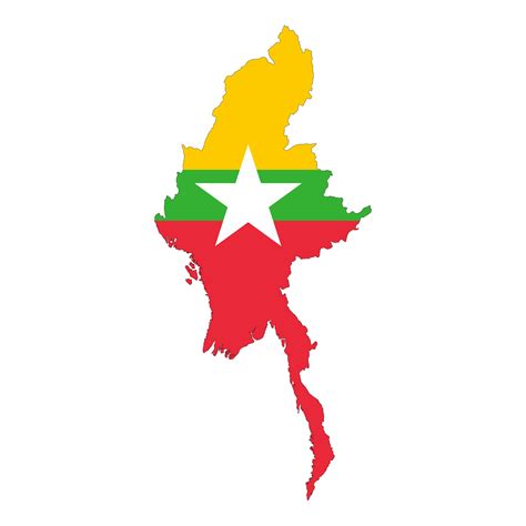 Myanmar Flag Png 26803871 Png