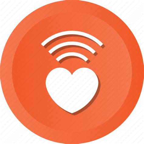 Internet Love Radio Valentine Wifi Wireless Icon
