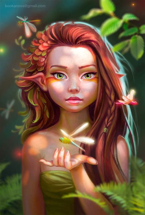 Artstation Young Dryad Svetlana Bukanova Rpg Character Character