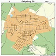 Gettysburg Pennsylvania Street Map 4228960