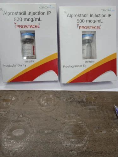 Ml Ml Allopathic Alprostadil Injection Ip Packaging Type Glass Bottle Ampoule At Rs