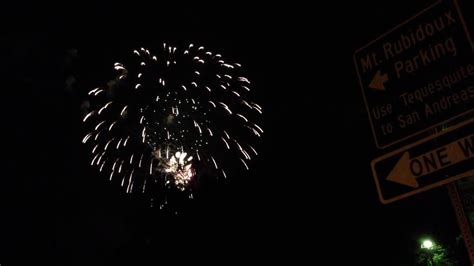 4th July 2013 Fireworks Mt Rubidoux Riverside Ca Part 1 Youtube