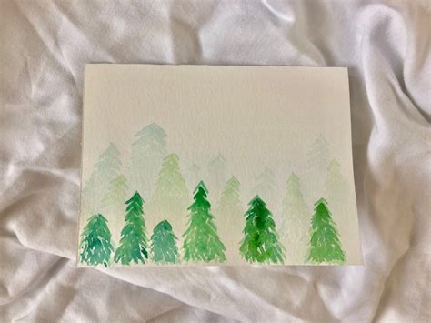 Hand Painted Christmas Cards Watercolor Christmas Cards Original
