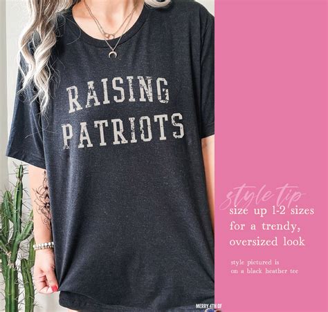 Raising Patriots T Shirt Cute 4th Of July Outfit Varsity Etsy
