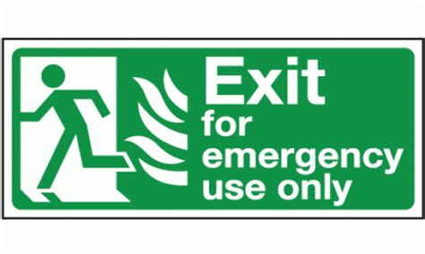 Keep Closed Fire Exit Only Sign Red Sku S 1654 Ubicaciondepersonas