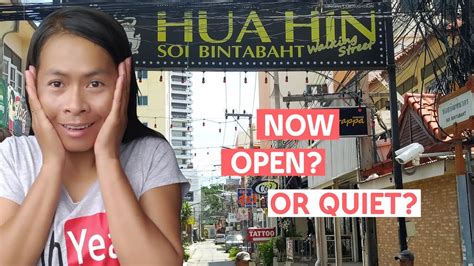 Hua Hin Walking Street Soi Bintabaht Nightlife Update This Week In This Month October 2021