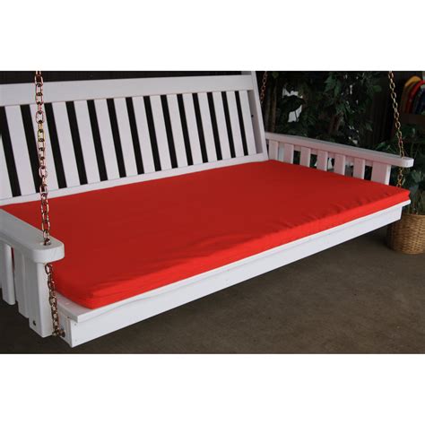 A And L Furniture Sundown Agora 6 Ft Swing Bed Cushion 2 In Thickness