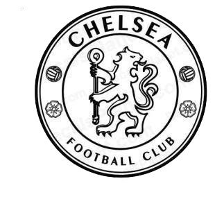 Pickaboom chelsea fc logo back case cover black for oneplus 6. Chelsea football team soccer teams decals, decal sticker #2118