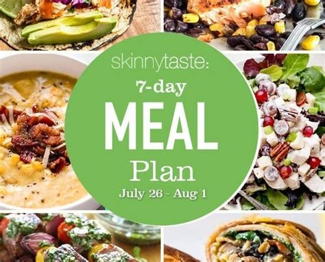 Skinnytaste Meal Plan July 26 August 1 Natures Gateway