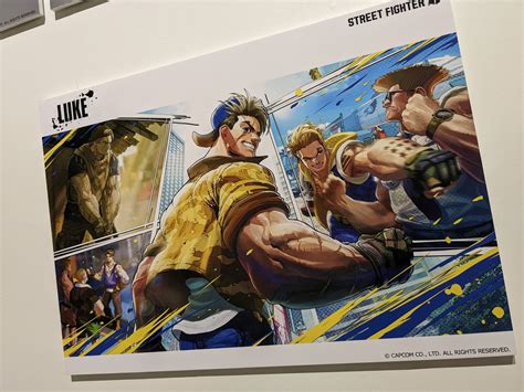 Street Fighter 6 Artwork From 35th Anniversary Exhibit 4 Out Of 4 Image Gallery