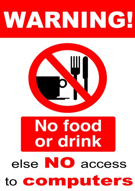 No Food Or Beverage Allowed Sign Plaque With Graphic Signs Home Décor