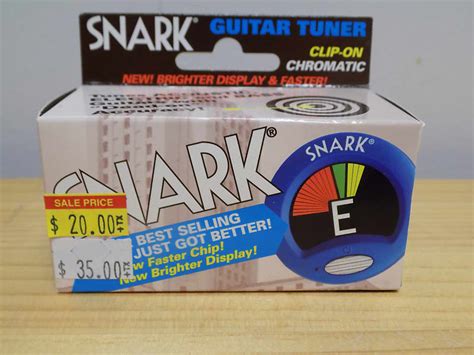 Snark Sn 1 Blue Clip On Chromatic Guitar And Bass Tuner Reverb