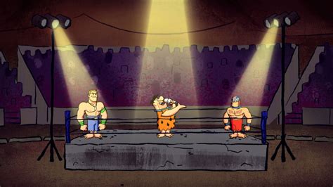 The Flintstones And Wwe Stone Age Smackdown Trailer Video Cageside Seats