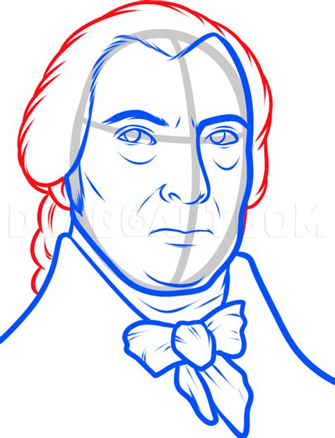 How To Draw James Madison James Madison Step By Step Drawing Guide