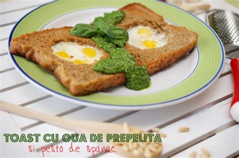 Toast Cu Oua De Prepelita Si Pesto De Spanac Retete Culinare By Teo S