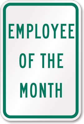 Lift your spirits with funny jokes, trending memes, entertaining gifs, inspiring stories, viral videos, and so much more. Employee Of The Month Parking Sign | Award Signs - ClipArt ...