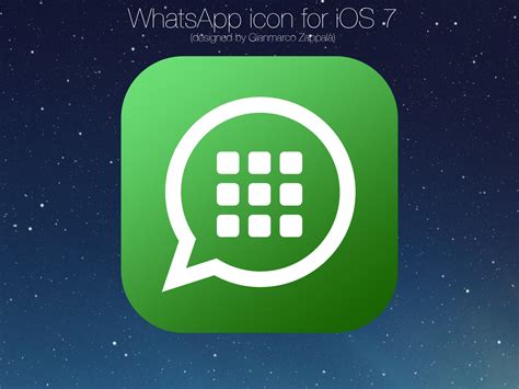 Whatsapp Icon For Ios 7 2 By Gianmarcozappala On Deviantart