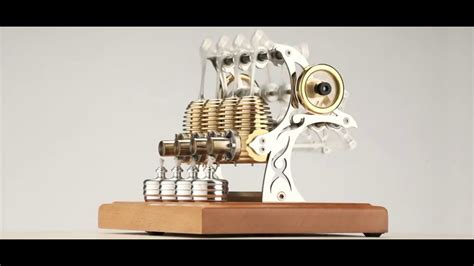 Stirlingkit Amazing Four Cylinder Stirling Engine Youtube