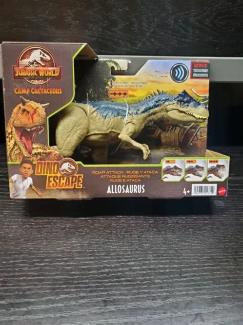 Jurassic World Camp Cretaceous Roar Attack Allosaurus Dinosaur Figure Toy Mattel 2995 Picclick