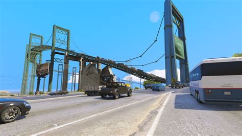 Gta 5 Gta 5 Bridges With Traffic Paths V2for Liberty City Rewind Mod