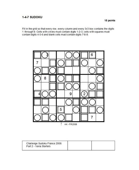 Sudoku Template ~ Excel Templates