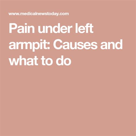 Pain In Left Armpit Common Causes Of Pain Under Left Armpit Hot Sex