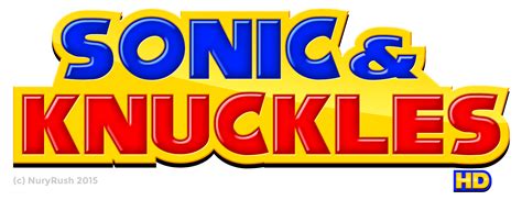 Sonic And Knuckles Hd Logo Remake By Nuryrush On Deviantart