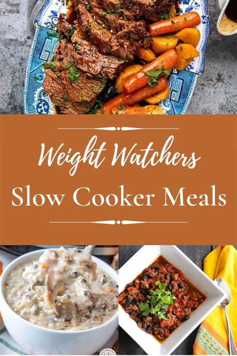 This post may contain affiliate links. Delicious Weight Watchers Meals for the Crock Pot